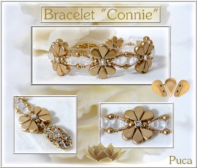 Pattern Puca Bracelet Connie uses Amos Foc with bead purchase